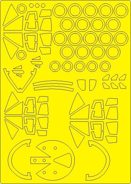 1:48 Mirage IVA/P ADVANCED kabuki masks