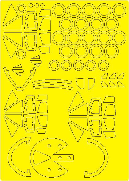 1:48 Mirage IVA/P EXPERT kabuki masks