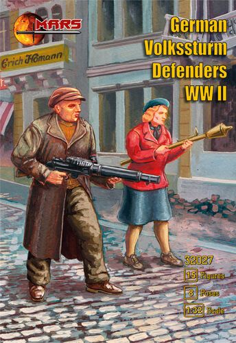 1:32 German WWII Volkssturm Defenders