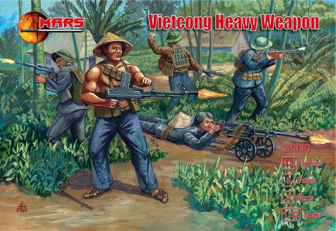 1:32 Vietcong Infantry with Heavy Weapons