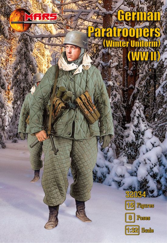 1:32 German WWII Paratroopers in Winter Uniforms