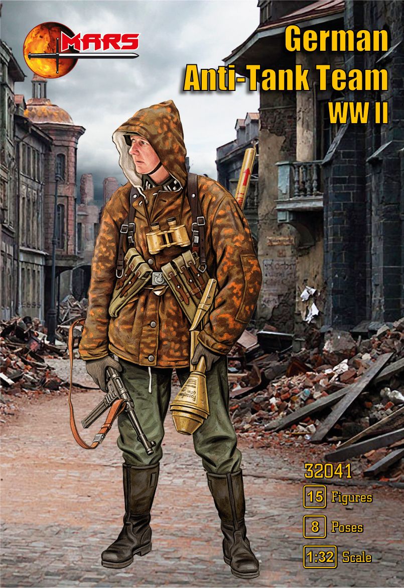 1:32 German WWII Anti-Tank Team