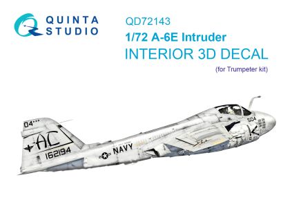 1:72 A-6E Intruder 3D-Printed & coloured Interior on decal paper (Trumpeter)