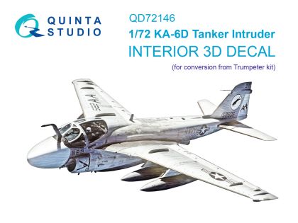 1:72 KA-6D Intruder 3D-Printed & coloured Interior on decal paper (conversion from Trumpeter)