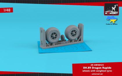 1:48 DH.89 Dragon Rapide wheels