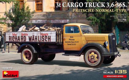 1:35 3t CARGO TRUCK 3,6-36S. PRITSCHE-NORMAL-TYPE