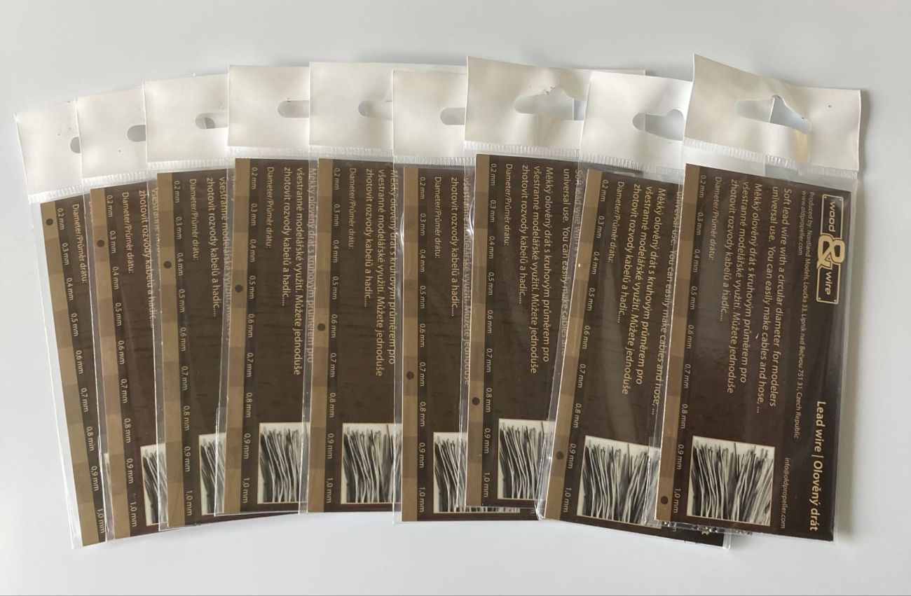 Lead Wire - Round Ø 1 mm x 120 mm (14 pcs)