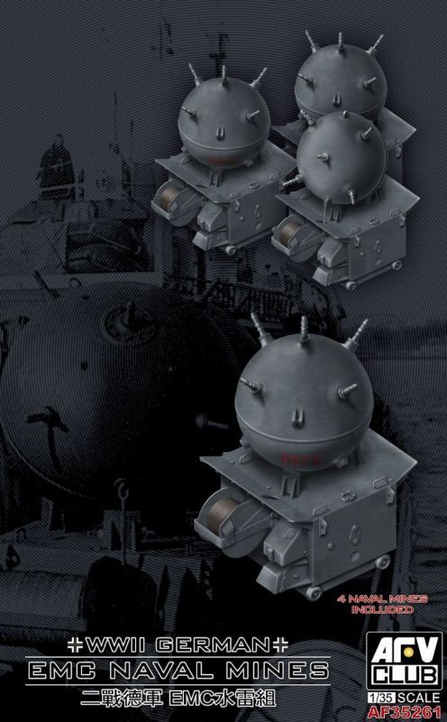 1:35 WWII German EMC Naval Mines