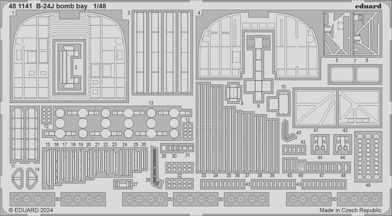 1:48 B-24J Liberator bomb bay