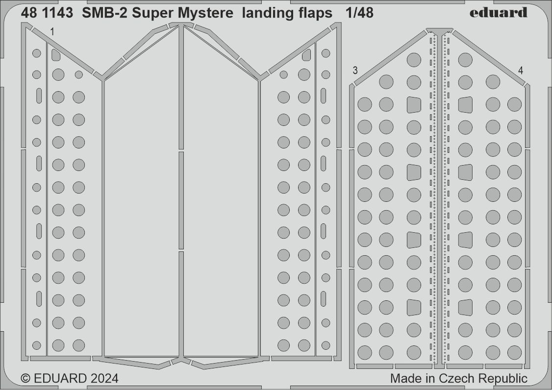 1:48 SMB-2 Super Mystere landing flaps