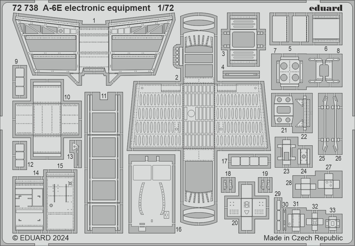 1:72 A-6E Intruder electronic equipment