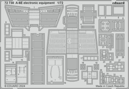 1:72 A-6E Intruder electronic equipment