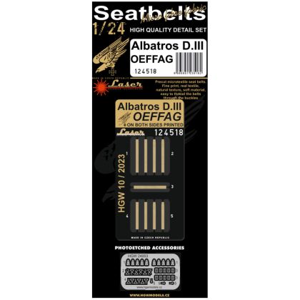1:24 ALBATROS D.III OEFFAG - SEATBELTS