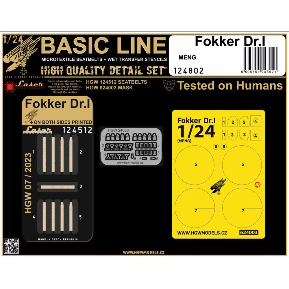 1:24 FOKKER DR.I (MENG) - BASIC LINE