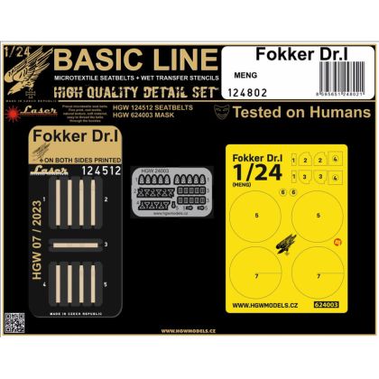 1:24 FOKKER DR.I (MENG) - BASIC LINE