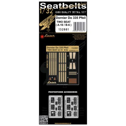 1:32 DO335 PFEIL (2 SEATS) - SEATBELTS