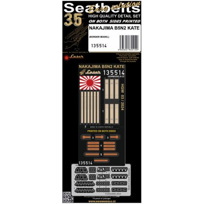 1:35 NAKAJIMA B5N-2 KATE - SEATBELTS