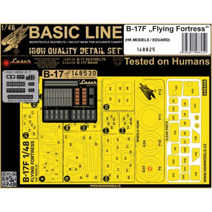1:48 B-17F FLYING FORTRESS - BASIC LINE - BASIC LINE