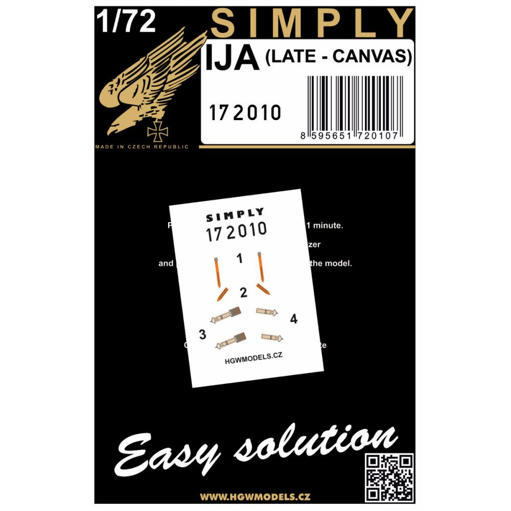 1:72 IJA (LATE - CANVAS) - SEATBELTS