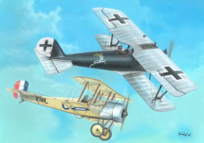 1:144 Bristol Scout D vs Pfalz D.IIIa