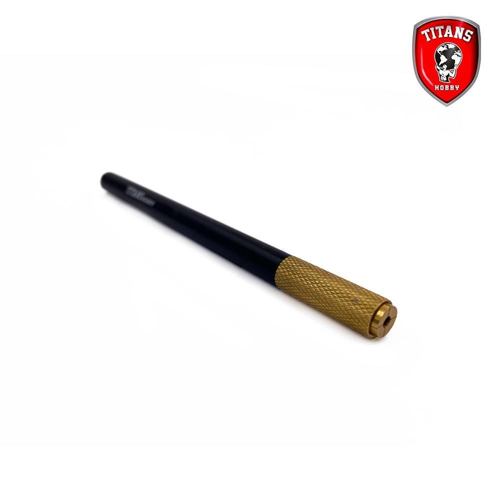 Handle for cutter mini blades, saw blades and riveter wheels