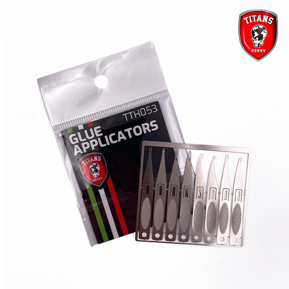 Set of 8 precision applicators for cyanoacrylate glue