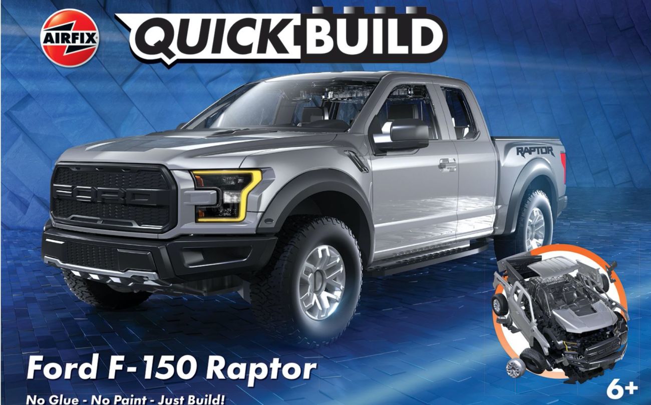 Ford F-150 Raptor Grey QUICK BUILD
