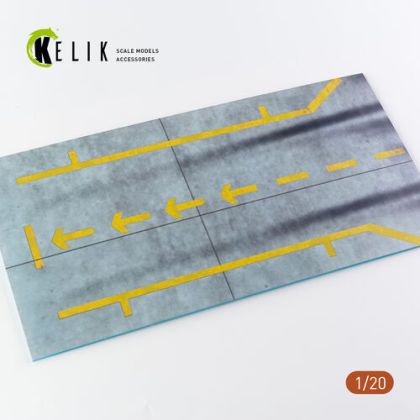 1:20 Pit-F1 Pitstop Type 1 Base - Acrylic 3mm (180mm x 357mm) (210g)