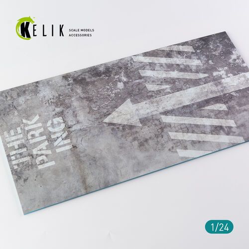 1:24 Underground Parking Base - Acrylic 3mm (180mm x 357mm) (210g)