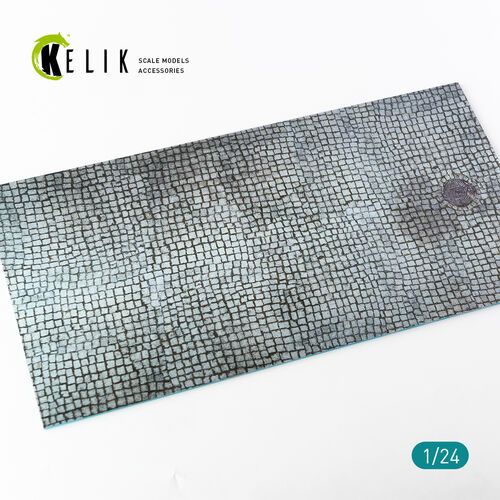 1:24 Paving Stone Road Base - Acrylic 3mm (180mm x 357mm) (210g)