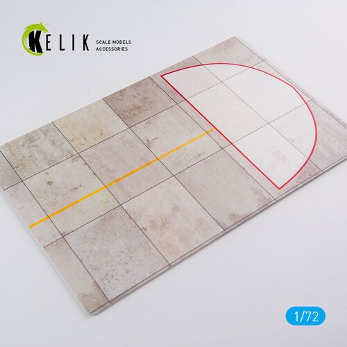 1:72 Turkish Eskisehir Air Base - Base - Acrylic 3mm (280mm x 180mm) (170g)