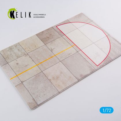 1:72 Turkish Eskisehir Air Base - Base - Acrylic 3mm (280mm x 180mm) (170g)