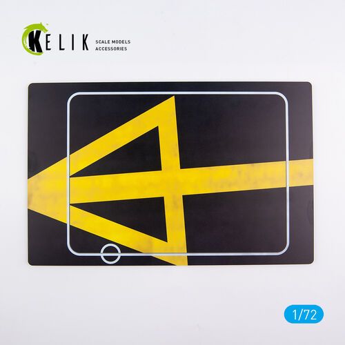 1:72 Argentine Carrier Independencia (V-1) 1958 - Base - Acrylic 3mm (280mm x 180mm) (170g)