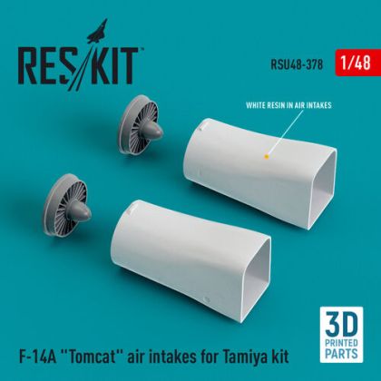 1:48 F-14A 'Tomcat' Air Intakes For Tamiya Kit (3D Printed)
