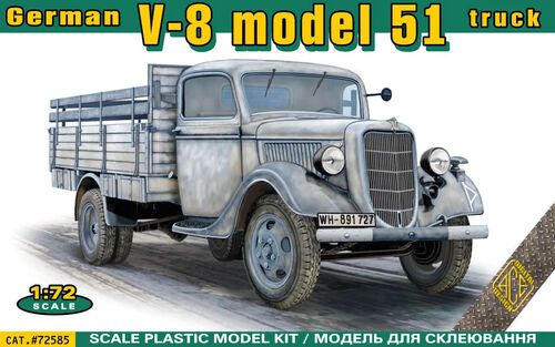 1:72 V-8 model 51 German truck