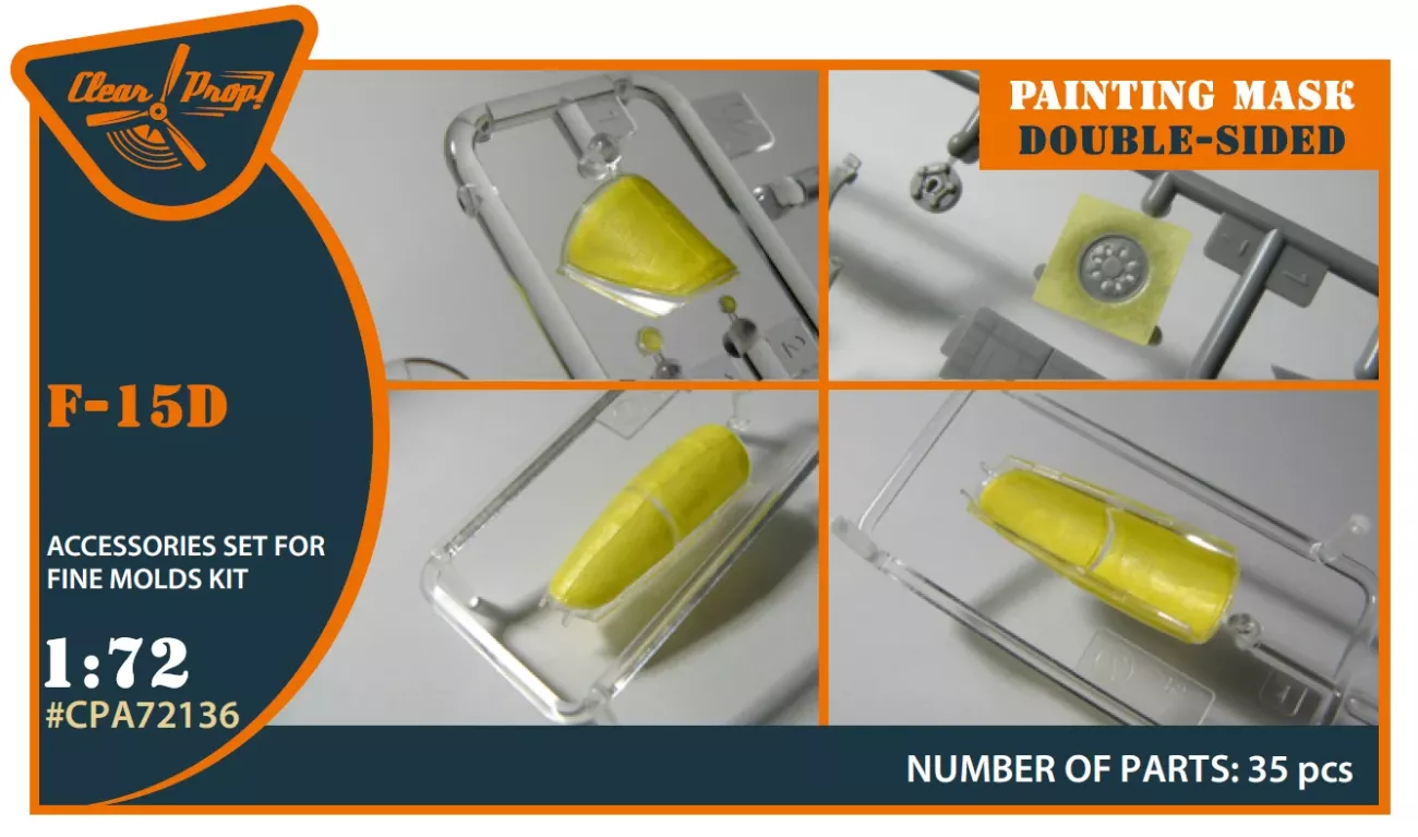 1:72 F-15D painting mask on 