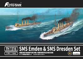 1:700 SMS Emden & SMS Dresden Set