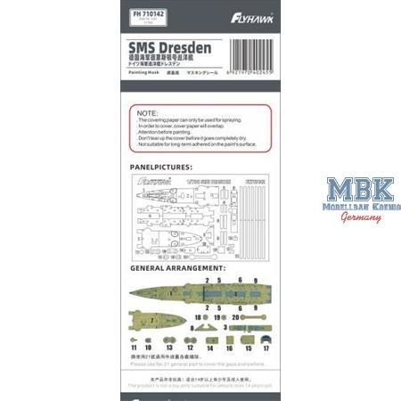 1:700 SMS Dresden Painting Masks (FH1307)