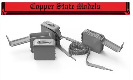 1:35 Russian Maxim MG ammunition boxes