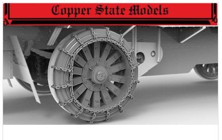 1:35 Garford-Putilov chained rear wheels