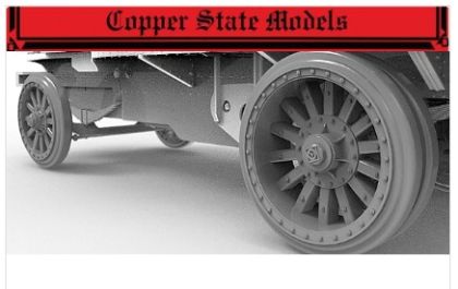 1:35 Garford-Putilov reinforced wheels (Naval type)