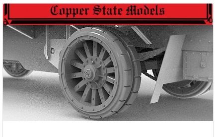 1:35 Garford-Putilov rear wheels, 1941 patte