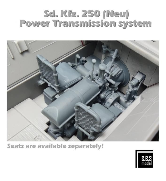 1:35 Sd.Kfz. 250 (Neu) Power transmission system