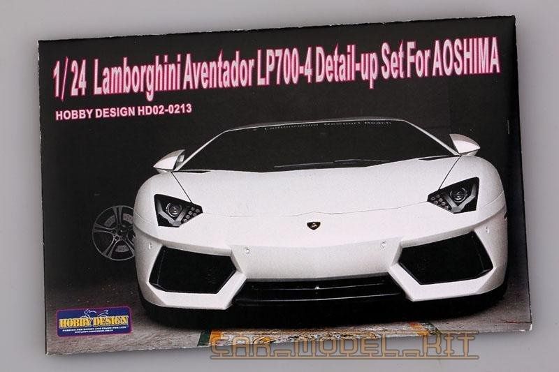 1:24 Lamborghini Aventador LP700-4 Detail-up set for Aoshima kit (PE+Resin parts)