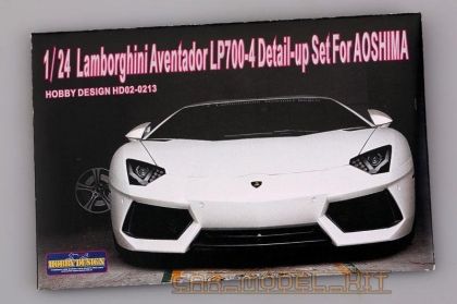 1:24 Lamborghini Aventador LP700-4 Detail-up set for Aoshima kit (PE+Resin parts)