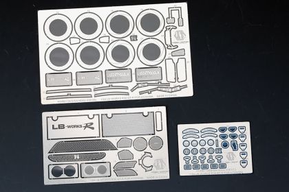 1:24 LB-Works R35 GTR Detail Set for Aoshima kit #054042 (PE+Metal parts+Metal Logo)