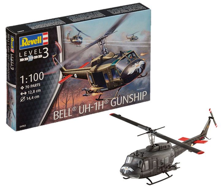 1:100 Bell UH-1H Gunship