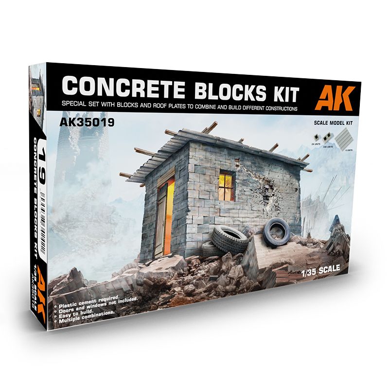 1:35 CONCRETE BLOCKS KIT