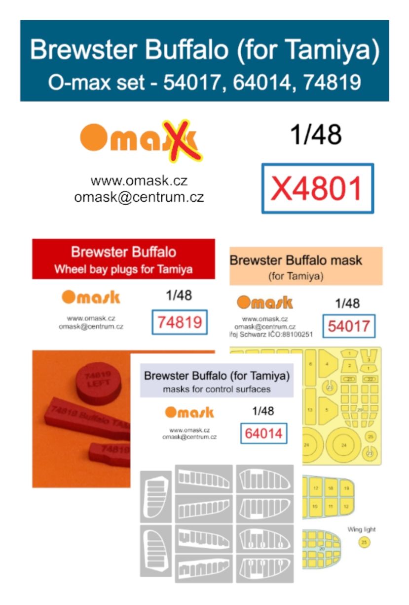1:48 Brewster Buffalo O-max set (for Tamiya)