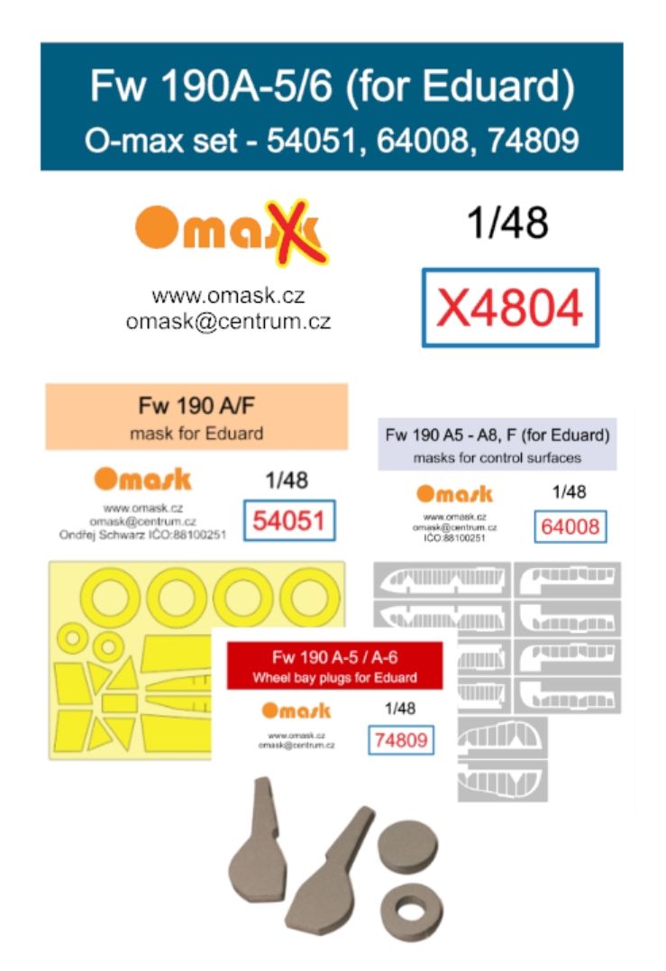 1:48 Fw 190A-5/6 O-max set (for Eduard)